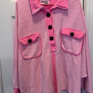 BUCKETLIST Vibrant Pink Shirt